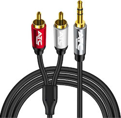 ATC 2x RCA-Stecker - 2x RCA-Stecker 2m