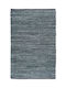 Tapicap Fishbone Χαλί Ορθογώνιο Δερμάτινο Grey 160x230cm
