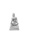 White Polyresin Figure 7.5x6x13cm Pack of 3 Pieces