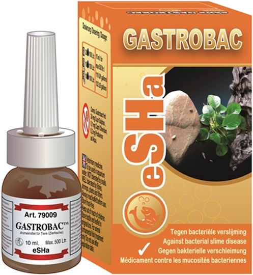 Antiparasitic Aquarium Snail Remover Esha Gastrobac @ 10 Ml 500 L
