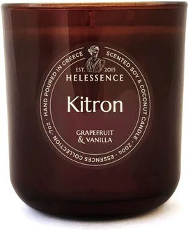 Helessence Kitron Ароматична Свещ Ароматни Ноти Дестилат Грейпфрут Ванилия
