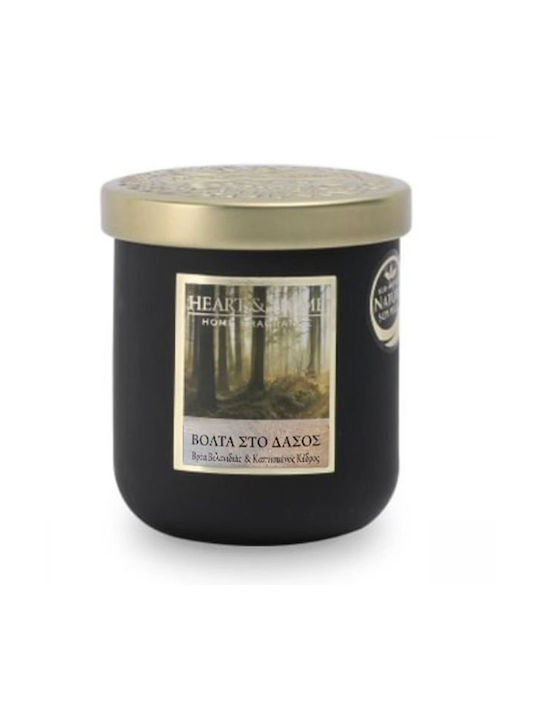 Heart & Home Soy Candle In Brown Jar 110gr