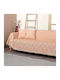 GM Home Rakel Ριχτάρι Πολυθρόνας Δύο 'Οψεων 175x180εκ. Σομόν