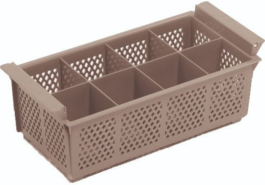 Куталохолдер Сушилник за прибори от пластмаса Кафяв 42.5x20.5x15см