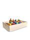 Creative Storage Basket Bamboo Green 60x40x13.5cm 1pcs