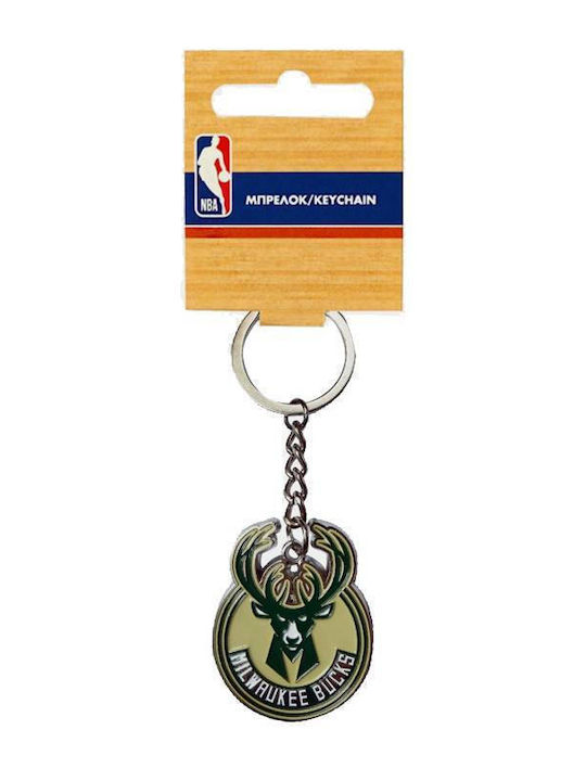 Metallischer Schlüsselanhänger Back Me Up Milwaukee Bucks
