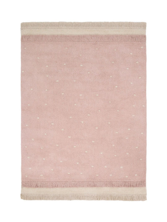 Bekas Carpets Joy Steps 1-iag-3586 Χαλί Ορθογώνιο Βαμβακερό Ροζ 120x170cm