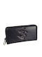Large Women's Wallet Cards Black
