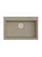 Unixton Drop-In Sink Synthetic Granite W78xD50cm Brown