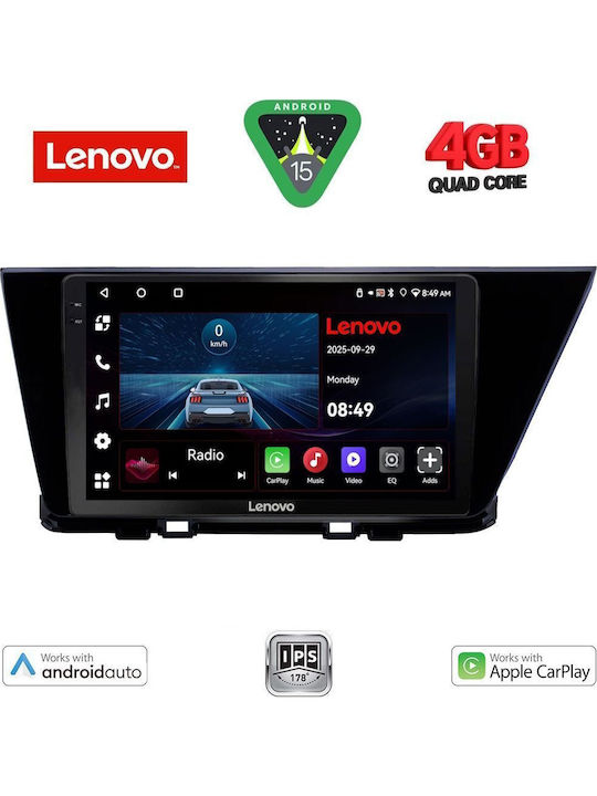 Lenovo Car Audio System for Kia Niro 2017-2021 (Bluetooth/USB/WiFi/GPS/Apple-Carplay/Android-Auto) with Touch Screen 9"