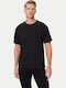Herrenblusen Kurzarm T-Shirt Schwarz
