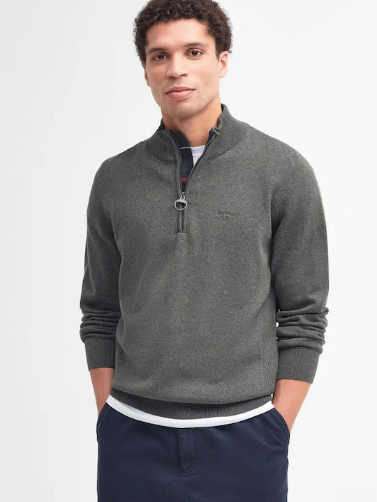 Barbour Pullover Olive Marl