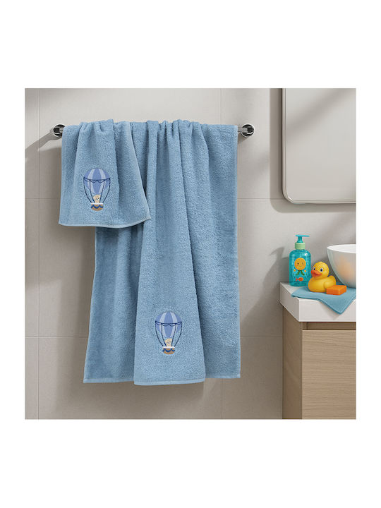 Lino Home Σετ Βρεφικές Πετσέτες 2τμχ Μπεζ Βάρους 450gr/m²