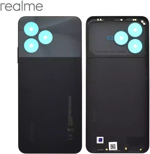 Genuine Realme C51 Battery Cover Carbon Black Service Pack 621032000036