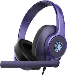 Sades Upower Over Ear Μωβ