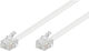 Flat Cablu Telefon RJ11 6P4C 20m Alb (ATC05.005.0026)