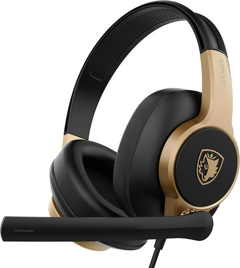 Sades Upower Over Ear Gaming Headset με σύνδεση 2x3.5mm for PC