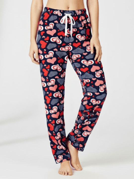 Prive Underwear Winter Women's Pyjama Pants Dark Blue