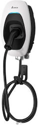 Delta Wall Mounted Three-Phase 22kW Charging Station with Built-in Cable Type 2