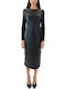 Rochie Midi De Seară Neagră