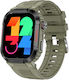 Microwear TK25 Smartwatch με Παλμογράφο (Πράσινο)