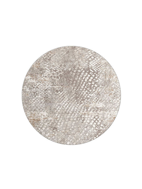Ns Carpets Χαλί Στρογγυλό Cream Gold Φ250cm