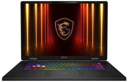 MSI Crosshair HX AI 18" FHD+ 240Hz (Ultra 9-275HX/32GB/1.0TB SSD/GeForce RTX 5070/W11 Home) (US Keyboard)