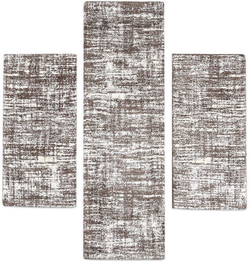 Balsan Veloute Cozy-s Modern Bedroom Rugs Set Brown P621564 3pcs