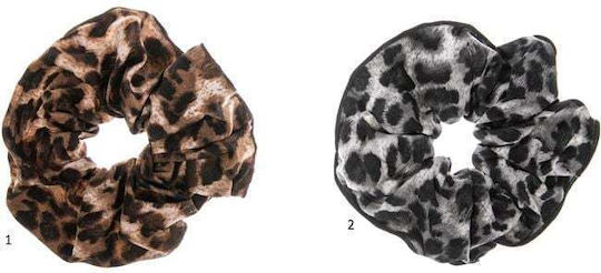 Lil' Queen Elastic de Păr Scrunchie XL Animal Print 16cm Asortat