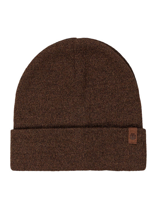 Beanie Männer Beanie Gestrickt in Braun Farbe