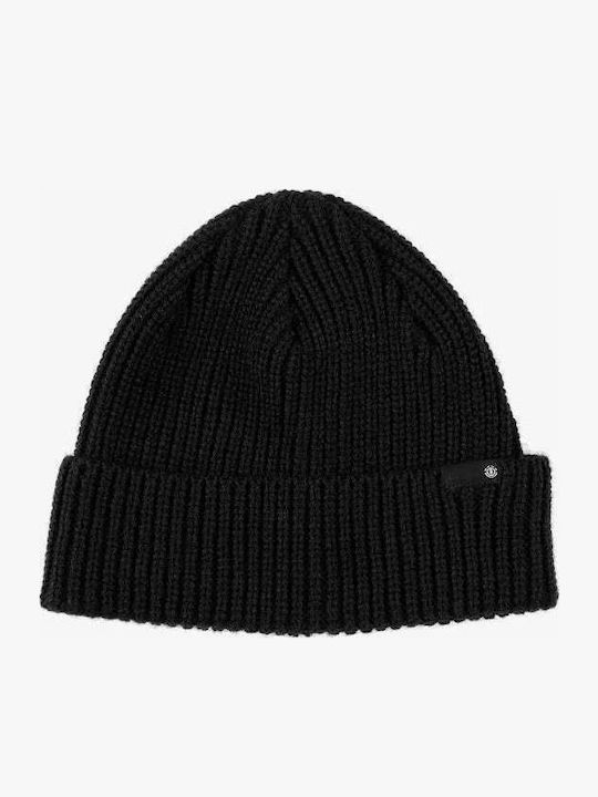 Beanie Unisex Beanie with Rib Knit in Black color