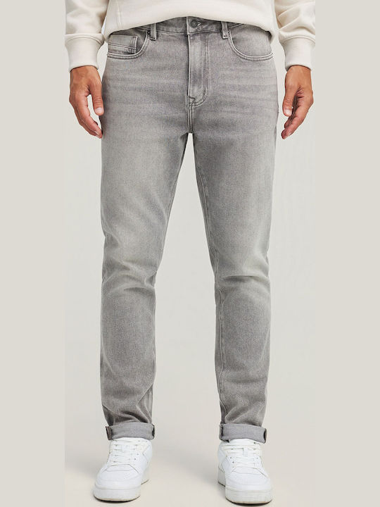 Men's Jeans Pants with Loose Tapered Fit Washed