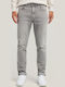 Men's Jeans Pants with Loose Tapered Fit Washed