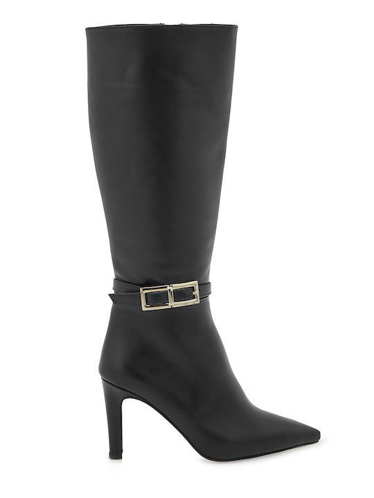 Leather Women's Boots Black