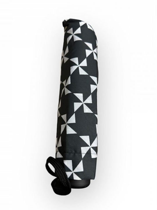 Rain Umbrella Compact Black