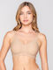 Women's Sports Bra without Padding Beige