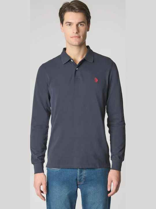 U.S. Polo Assn. Must Polo Μπλούζα Μακρυμάνικη Μπλε