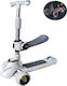 Miko Kids Scooter Foldable 3-Wheel with Seat White