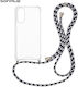 Silicone Case Cord Sonique Armor Clear Oppo A78...