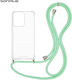 Silicone Case Cord Sonique Armor Clear Oppo Ren...