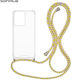 Silicone Case Cord Sonique Armor Clear Oppo Ren...