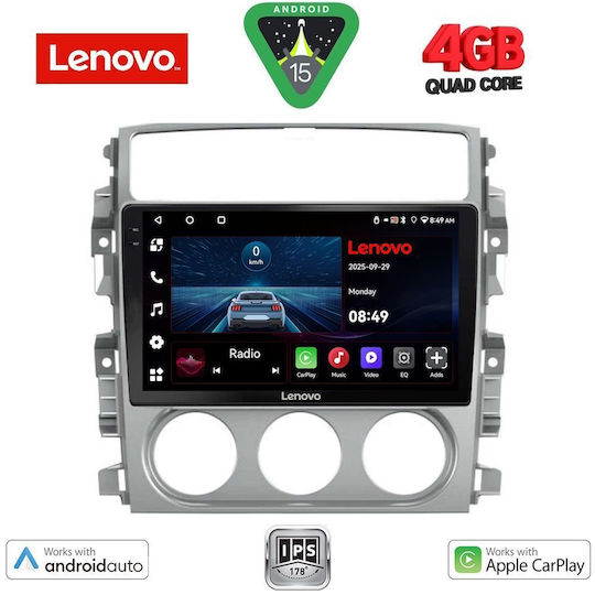 Lenovo Car Audio System for Suzuki Liana 2001-2007 (Bluetooth/USB/AUX/WiFi/GPS/Apple-Carplay/Android-Auto) with Touch Screen 9"