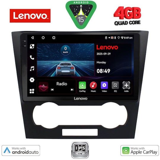Lenovo Car Audio System for Chevrolet Epica 2006-2011 (Bluetooth/USB/AUX/WiFi/GPS/Apple-Carplay/Android-Auto) with Touch Screen 9"