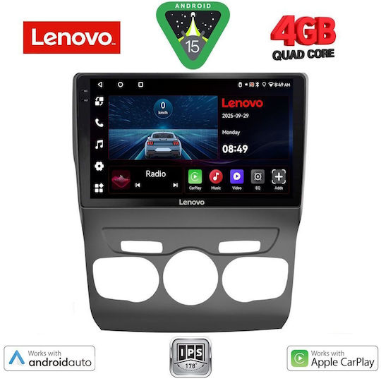 Lenovo Ηχοσύστημα Αυτοκινήτου για Citroen C4 / DS4 2011-2018 (Bluetooth/USB/AUX/WiFi/GPS/Apple-Carplay/Android-Auto) με Οθόνη Αφής 10"