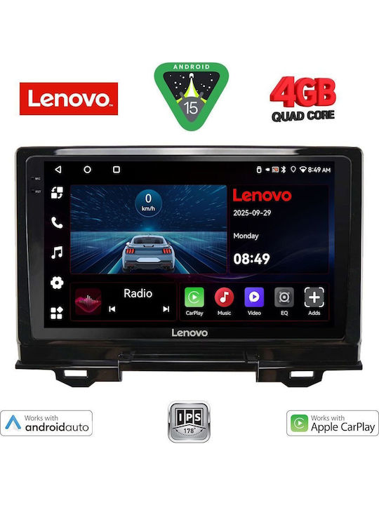 Lenovo Автомобилна Аудио Система (Блутут/USB/AUX/WiFi/GPS/Apple-Carplay/Android-Auto) с Тъчскрийн 9"