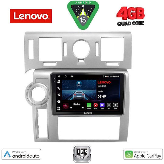 Lenovo Ηχοσύστημα Αυτοκινήτου Hummer H2 2008-2009 (Bluetooth/USB/AUX/WiFi/GPS/Apple-Carplay/Android-Auto) με Οθόνη Αφής 9"