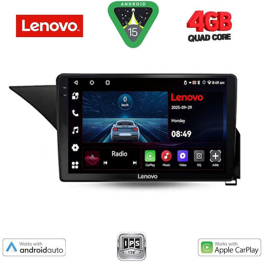 Lenovo Ηχοσύστημα Αυτοκινήτου για Mercedes-Benz E Class 2012-2014 (Bluetooth/USB/AUX/WiFi/GPS/Apple-Carplay/Android-Auto) με Οθόνη Αφής 10"