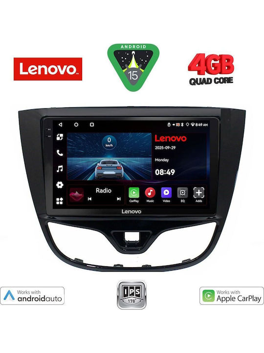 Lenovo Car Audio System for Opel Karl 2014-2019 (Bluetooth/USB/AUX/WiFi/GPS/Apple-Carplay/Android-Auto) with Touch Screen 10"