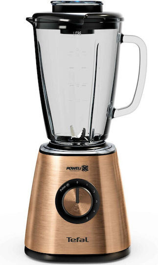 Tefal Blendforce 2 Coppertinto Μπλέντερ με Γυάλινη Κανάτα 1.75 lt 800W Χάλκινο