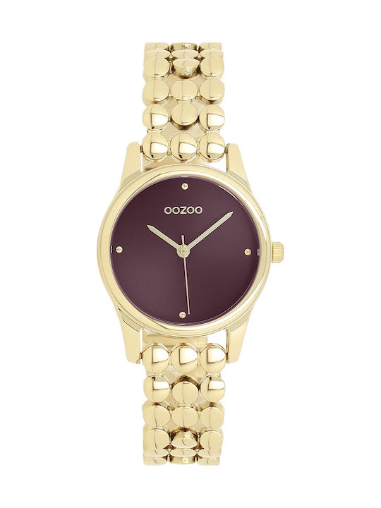 Oozoo Timepieces Ρολόι Μπαταρίας με Μεταλλικό Μπρασελέ